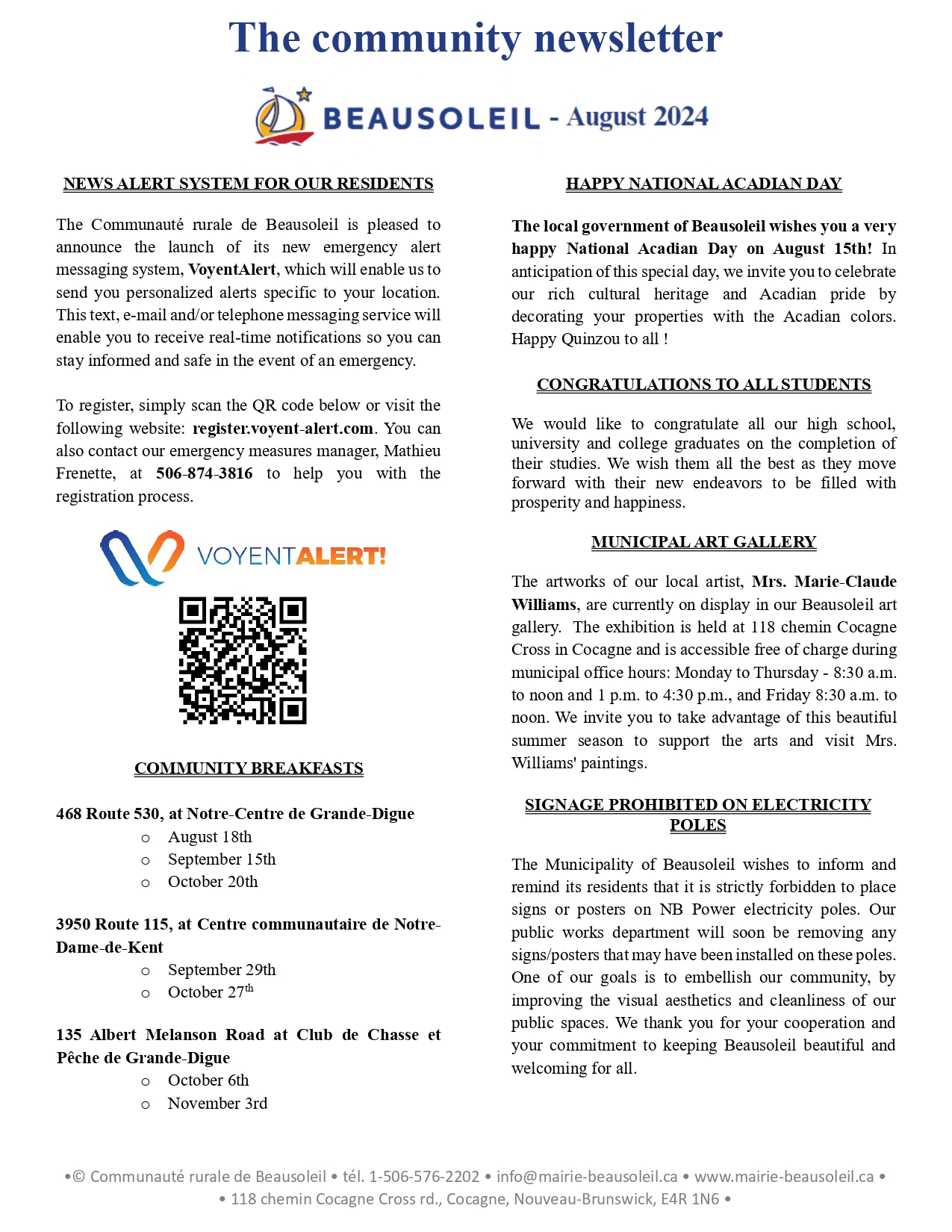 Newsletter Juillet Aout 2024 English révisé par TM page 0001